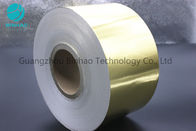 กระดาษถ่ายโอนอลูมิเนียม Foil กระดาษฟอยล์ยาสูบ Metallized 81mm-86mm ความกว้าง