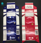 กรณีบุหรี่ Cig Packet Full Pack ใช้การพิมพ์ออฟเซตในการออกแบบสีสองสี
