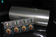 ฟิล์มบรรจุภัณฑ์ PVC ใสเคลือบเงาสำหรับยาสูบบรรจุภัณฑ์กล่องเปล่าบางบุหรี่ในเกรดอาหาร