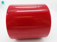 เทปฉีกขาดจัมโบ้สีแดงเข้มขนาด 4 มม. สำหรับบรรจุภัณฑ์ผลิตภัณฑ์กล่อง FMCG