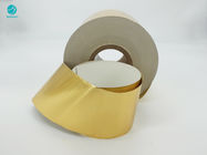 58gsm Golden Composite Paper Rolls กระดาษอลูมิเนียมฟอยล์สำหรับบรรจุบุหรี่