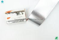 HNB E-Cigarette Package วัสดุกระดาษอลูมิเนียมฟอยล์เป็นมิตรกับสิ่งแวดล้อม 55gsm