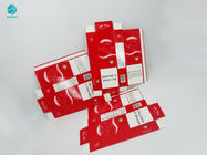 การพิมพ์ออฟเซ็ตการออกแบบลายนูนกล่องกระดาษแข็งสำหรับบรรจุภัณฑ์บุหรี่
