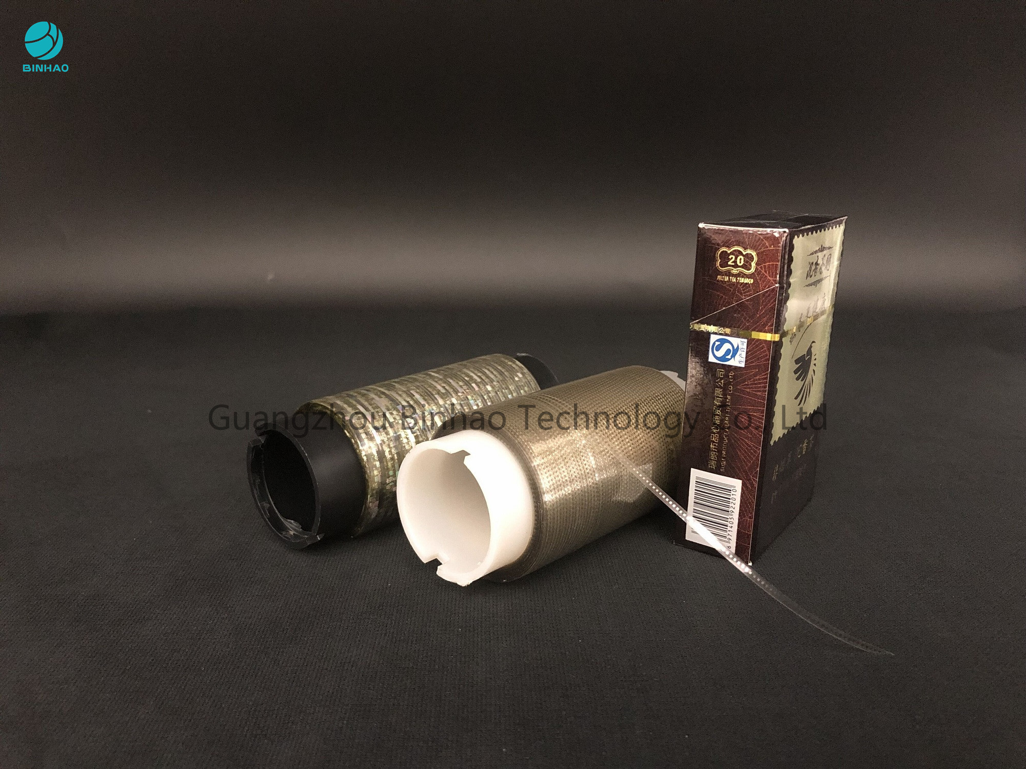 10000m BOPP Easy Tear Strip Tape สำหรับชาบุหรี่กล่องบรรจุภัณฑ์พร้อมต่อต้านการปลอมแปลง
