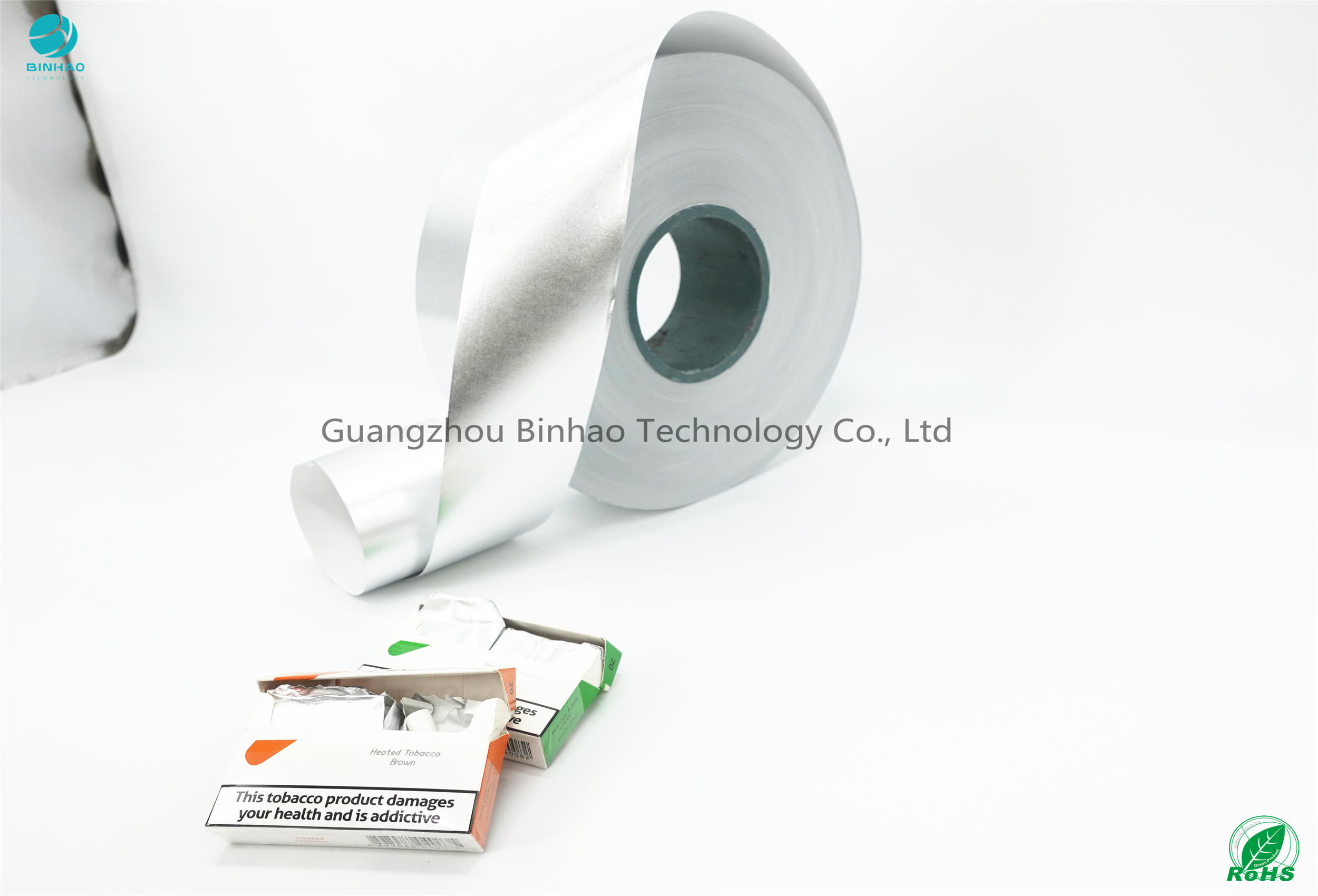 กระดาษอลูมิเนียมฟอยล์ผิวเงา HNB E-Cigarette Package Product 1500m