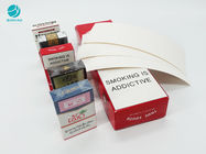 กล่องบรรจุภัณฑ์ยาสูบที่ทนทานกล่องบรรจุบุหรี่กระดาษแข็งพร้อมโลโก้ที่กำหนดเอง