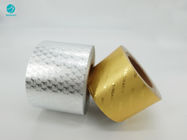 6.5Mic Gold Silver Embossing Logo กระดาษอลูมิเนียมฟอยล์สำหรับบรรจุบุหรี่