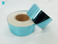 กระดาษแข็งด้านในกรอบความกว้างที่กำหนดเองสีน้ำเงินเคลือบในม้วนสำหรับบรรจุภัณฑ์บุหรี่