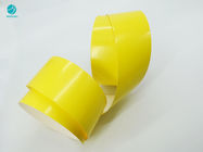 กระดาษแข็งแพคเกจบุหรี่ 90-114 มม. กระดาษกรอบด้านในม้วนด้วยสีเหลืองสดใส