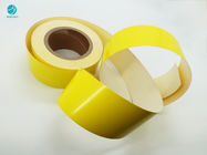 กระดาษแข็งกรอบด้านใน 94 มม. สีเหลืองสดใสสำหรับบรรจุบุหรี่