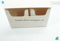 กระดาษแข็งสีขาวธรรมดา 220gsm-230gsm Grammage Paper HNB E-Tobacco Package Materials Cases Printing