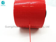 สีแดง เทปพันแผลที่ไวต่อความร้อน บรรจุภัณฑ์ยาสูบ Tear Tape Bopp / MOPP