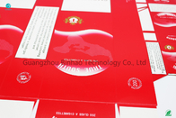 บรรจุภัณฑ์กล่องบุหรี่ขนาดคิงไซส์สีแดงจีนยอดนิยม 7.8 มม. ในเครื่อง GD