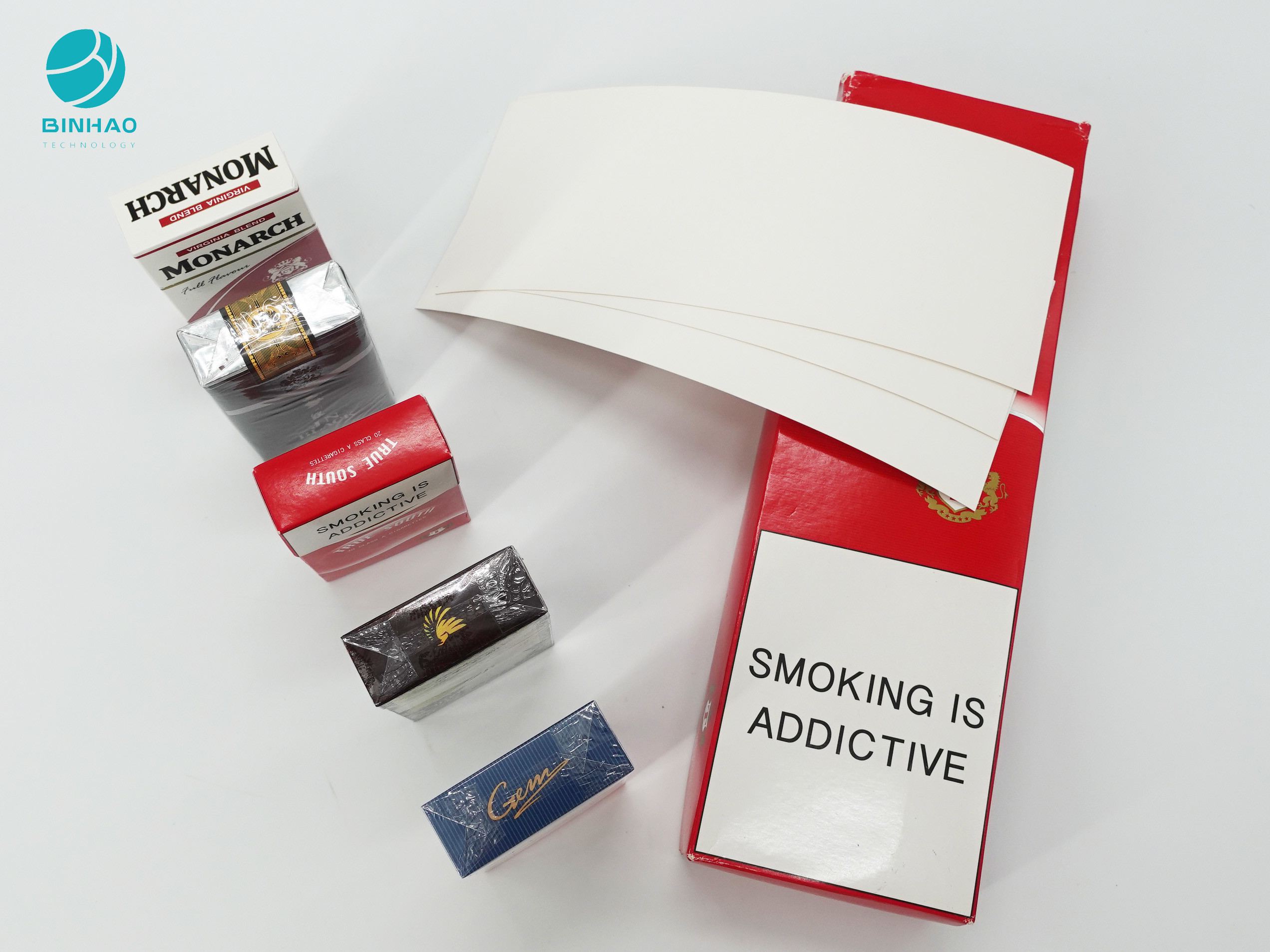 กล่องบรรจุภัณฑ์ยาสูบที่ทนทานกล่องบรรจุบุหรี่กระดาษแข็งพร้อมโลโก้ที่กำหนดเอง