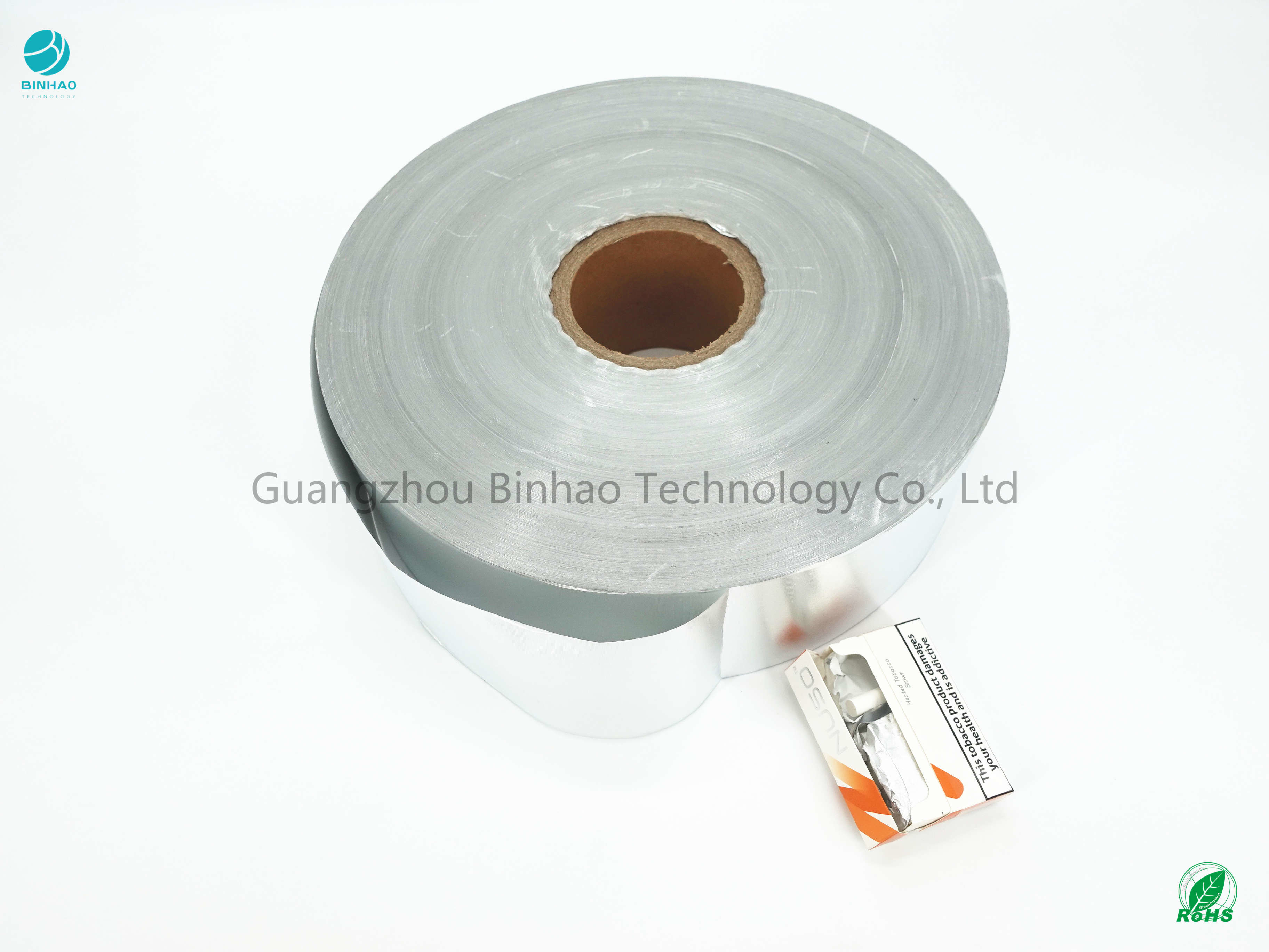 HNB E-Cigarette Package Product กระดาษอลูมิเนียมฟอยล์ 76 มม. แกนด้านใน